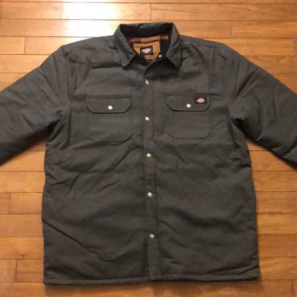 Dickies Black Shirt Jacket - Picture 1 of 6